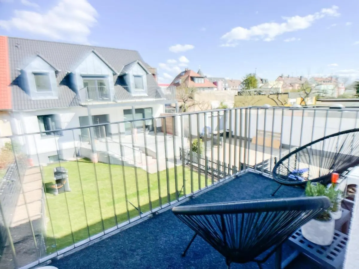 M-Style 02 Apartment Mit Balkon 24H Self-Check-In, Free Parking, Netflix 纽伦堡